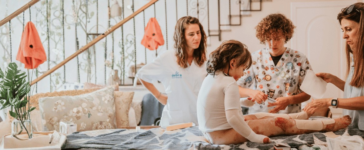 Butterfly Skin: offering phsycological and nursing support to families - Teaming Home