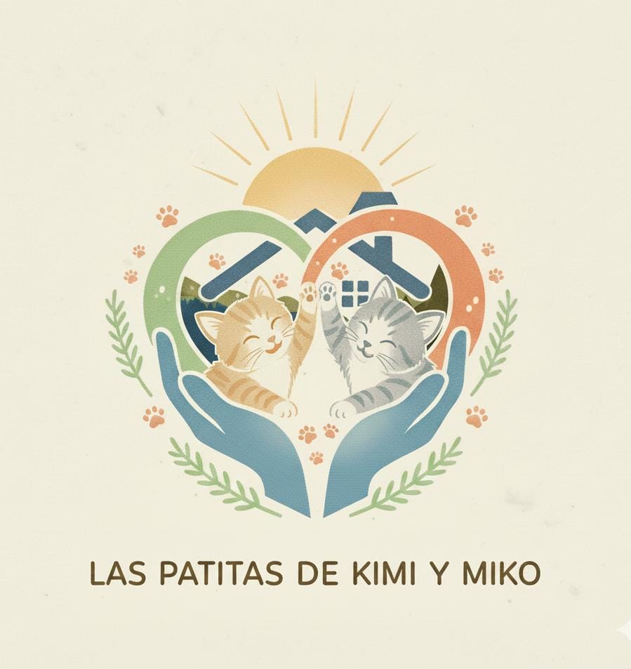Las patitas de Kimi y Miko. Asociación protectora de animales