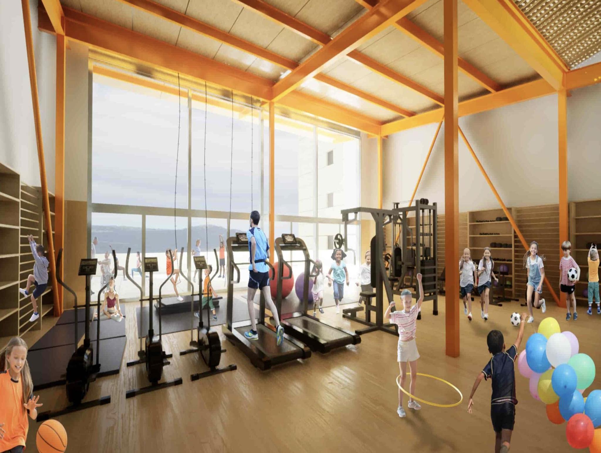 Construcción Gimnasio pediátrico Hospital Virgen de la Arrixaca (Murcia)