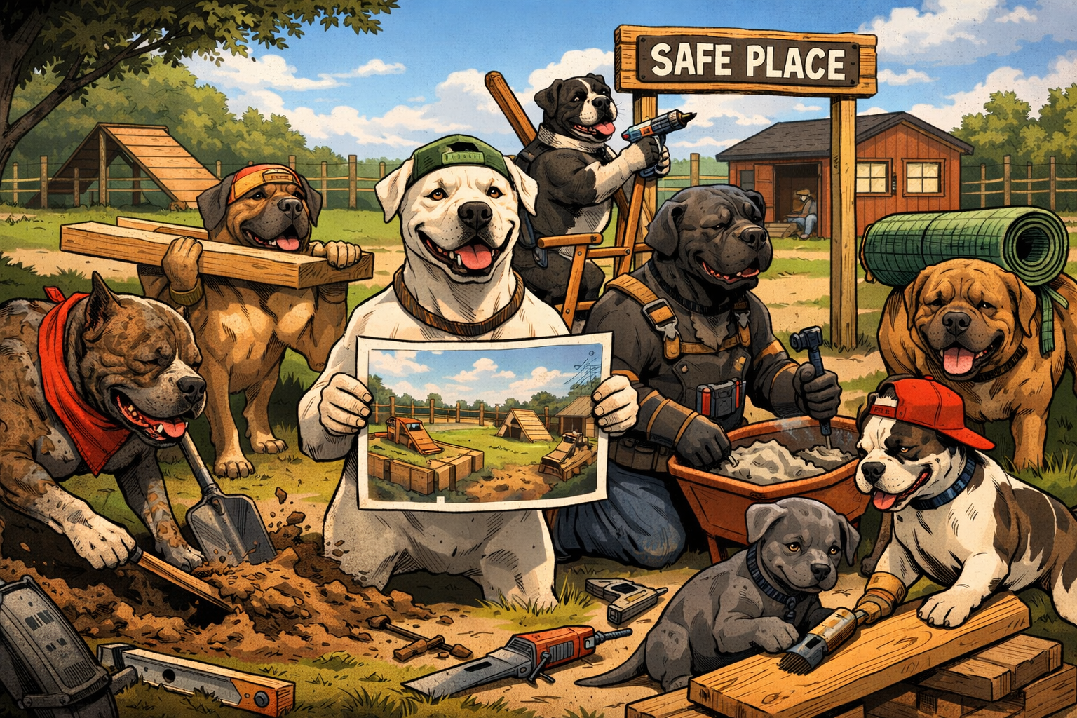 Happy Molosser-safe place für Listenhunde