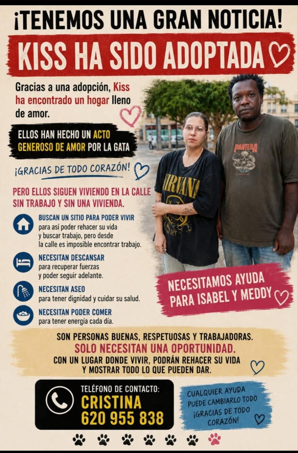 Ayúdanos a ayudar a Isabel y Meddy (Asociación Abeto)