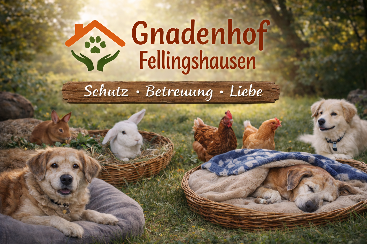 Animal sanctuary Fellingshausen *2017 Loved and cared for to the end