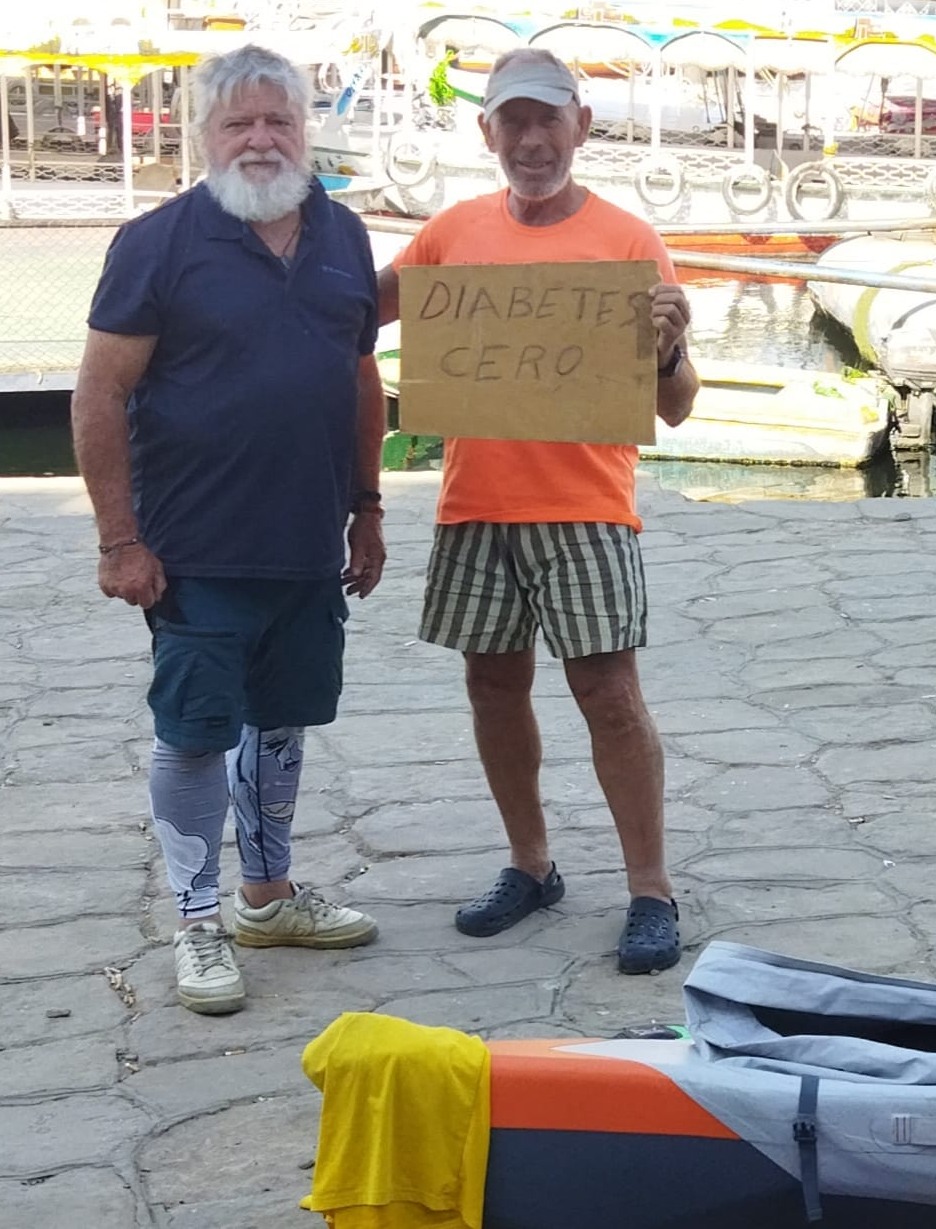 Un abuelo recorre 1000 km por el Nilo en kayak por la diabetes tipo 1