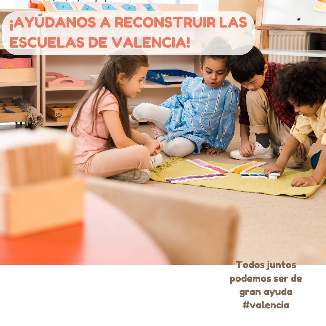 DANA AYUDA A ESCUELAS. LA EDUCACIÓN ES LA BASE DE UNA SOCIEDAD.