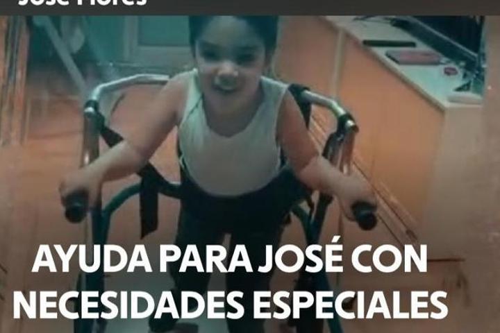 AYUDA PARA JOSÉ CON NECESIDADES ESPECIALES