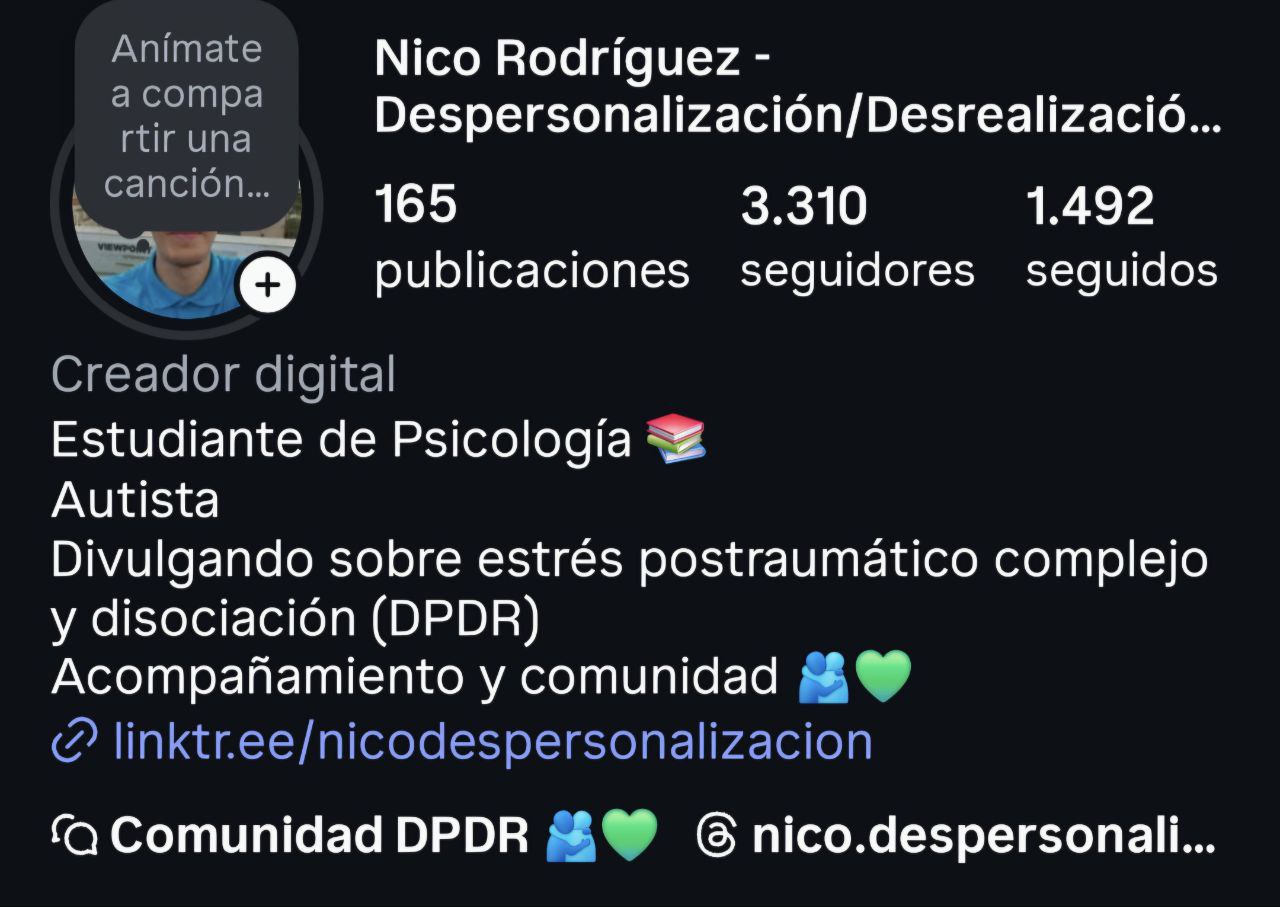 Comunidad despersonalización DPDR