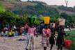 Pozo agua potable. Parroquia San Antonio Omendjadi RD Congo