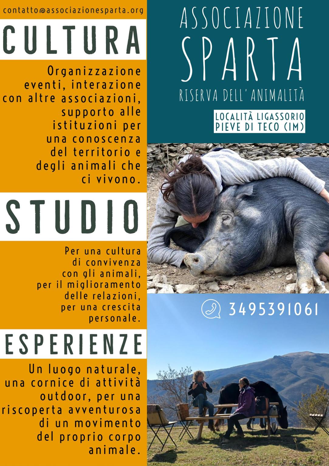 Associazione Sparta Riserva dell’Animalità 
nonprofit culturale