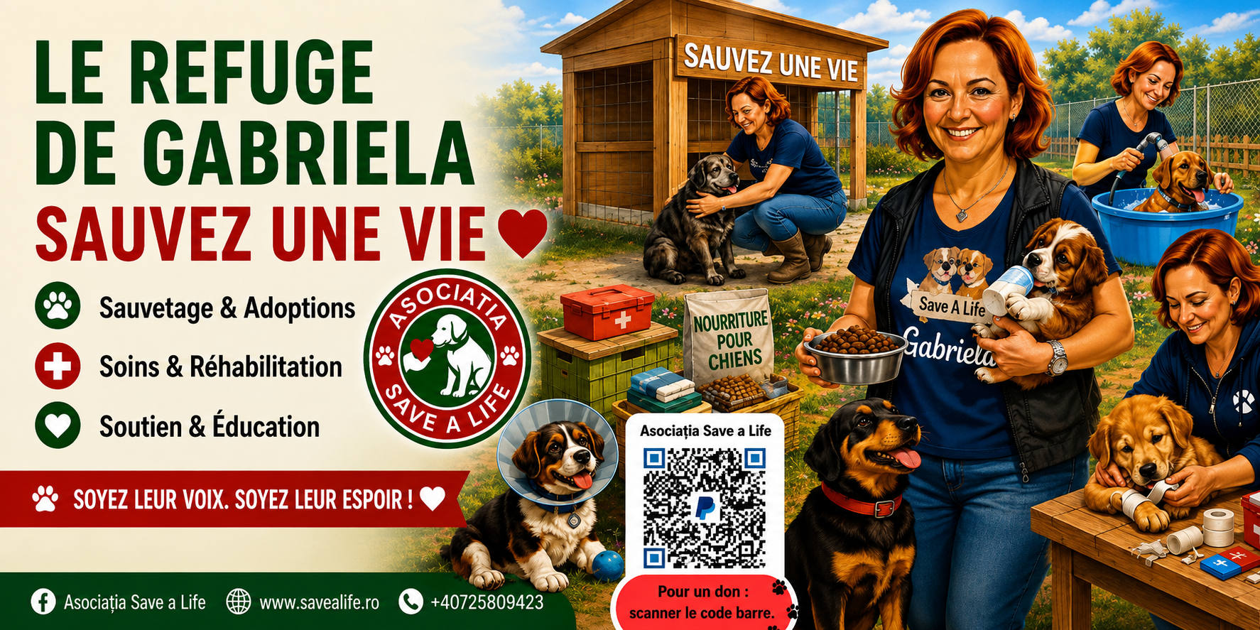 Le Refuge de Gabriela Sauve une Vie